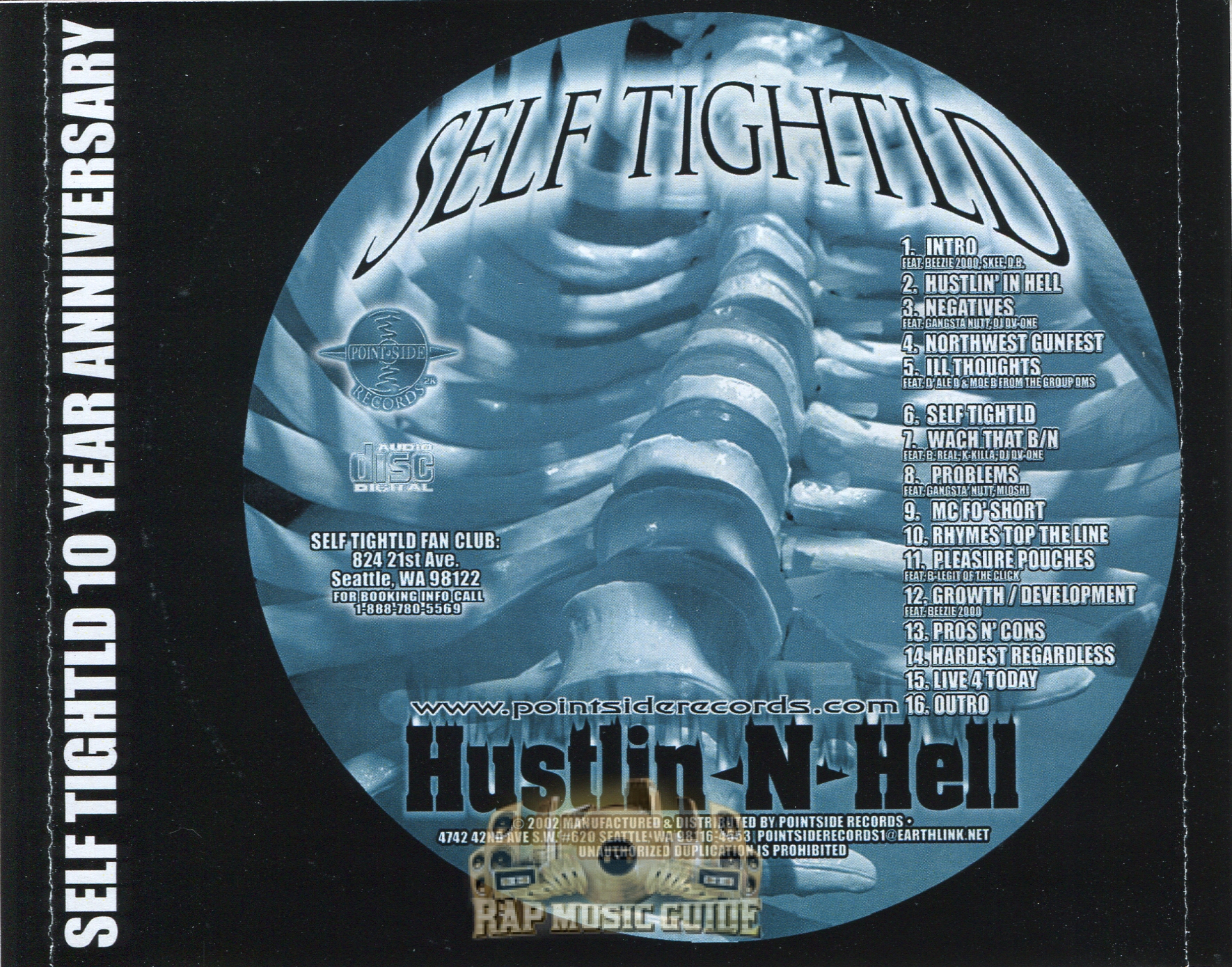 Self Tightld - Hustlin-N-Hell: Re-Release. CD | Rap Music Guide